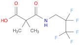 Propanoic acid, 2,2-dimethyl-3-oxo-3-[(2,2,3,3,3-pentafluoropropyl)amino]-