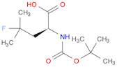 L-Leucine, N-[(1,1-dimethylethoxy)carbonyl]-4-fluoro-