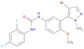 1-[3-(4-Bromo-1-methyl-1H-pyrazol-5-yl)-4-methoxyphenyl]-3-(2,4-difluorophenyl)urea