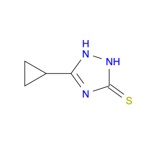 5-cyclopropyl-1,2-dihydro-3H-1,2,4-triazole-3-thione