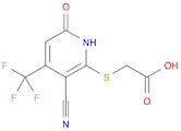 [[3-CYANO-6-OXO-4-(TRIFLUOROMETHYL)-1,6-DIHYDROPYRIDIN-2-YL]THIO]ACETIC ACID