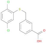 3-[[(2,5-DICHLOROPHENYL)THIO]METHYL]BENZOIC ACID