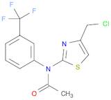 N-[4-(CHLOROMETHYL)-1,3-THIAZOL-2-YL]-N-[3-(TRIFLUOROMETHYL)PHENYL]ACETAMIDE