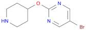 5-BROMO-2-(PIPERIDIN-4-YLOXY)PYRIMIDINE