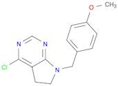 4-chloro-7-(4-methoxybenzyl)-6,7-dihydro-5H-pyrrolo[2,3-d]pyrimidine