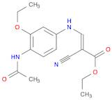 2-PROPENOIC ACID, 3-[[4-(ACETYLAMINO)-3-ETHOXYPHENYL]AMINO]-2-CYANO-, ETHYL ESTER