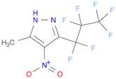 3-HEPTAFLUOROPROPYL-5-METHYL-4-NITROPYRAZOLE