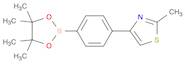 2-METHYL-4-[4-(4,4,5,5-TETRAMETHYL-1,3,2-DIOXABOROLAN-2-YL)PHENYL]-1,3-THIAZOLE