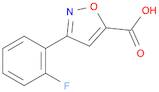 3-(2-fluorophenyl)isoxazole-5-carboxylic acid