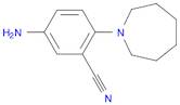 5-amino-2-(1-azepanyl)benzonitrile