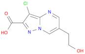 3-Chloro-6-(2-hydroxyethyl)pyrazolo[1,5-a]pyrimidine-2-carboxylic acid