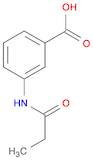 Benzoic acid, 3-[(1-oxopropyl)amino]- (9CI)