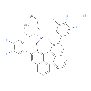 (S)-4,4-DIBUTYL-2,6-BIS(3,4,5-TRIFLUOROPHENYL)-4,5-DIHYDRO-3H-DINAPHTHO[7,6,1,2-CDE]AZEPINIUM BROM…