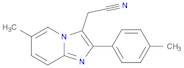 (6-METHYL-2-P-TOLYL-IMIDAZO[1,2-A]PYRIDIN-3-YL)-ACETONITRILE