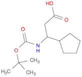 3-TERT-BUTOXYCARBONYLAMINO-3-CYCLOPENTYL-PROPIONIC ACID