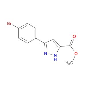 Methyl 3-(4-bromophenyl)-1H-pyrazole-5-carboxylate