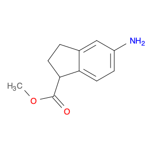 5-Amino-2,3-dihydro-1H-indene-1-carboxylic acid methyl ester