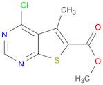 METHYL 4-CHLORO-5-METHYL-THIENO[2,3-D]PYRIMIDINE-6-CARBOXYLATE