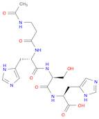 N-Acetyl-β-alanyl-L-histidyl-L-seryl-L-histidine