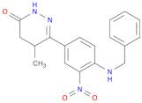 4,5-Dihydro-5-methyl-6-[3-nitro-4-[(phenylmethyl)amino]phenyl]-3(2H)-pyridazinone