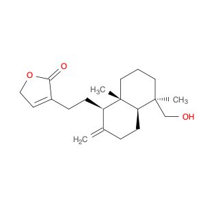 3-(2-((1R,4aS,5R,8aS)-5-(Hydroxymethyl)-5,8a-dimethyl-2-methylenedecahydronaphthalen-1-yl)ethyl)fu…