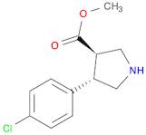 Trans-Methyl 4-(4-chlorophenyl)pyrrolidine-3-carboxylate-HCl