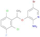 5-bromo-3-(1-(2,6-dichloro-3-fluorophenyl)ethoxy)pyridin-2-amine