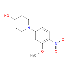 1-(3-Methoxy-4-nitrophenyl)piperidin-4-ol