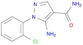 5-aMino-1-(2-chloro-phenyl)-1H-pyrazole-4-carboxylic acid aMide