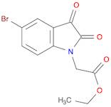 Ethyl (5-bromo-2,3-dioxo-2,3-dihydro-1H-indol-1-yl)acetate