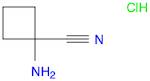 1-aminocyclobutanecarbonitrile hydrochloride