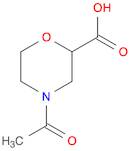 4-Acetylmorpholine-2-carboxylic acid