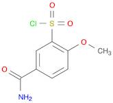 5-carbaMoyl-2-Methoxybenzene-1-sulfonyl chloride