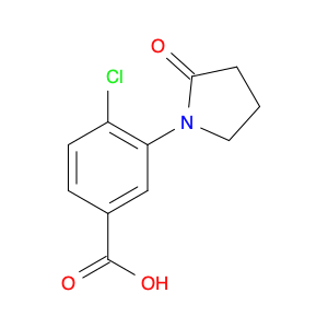 4-CHLORO-3-(2-OXOPYRROLIDIN-1-YL)BENZOIC ACID