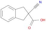 2-Cyano-1,3-dihydroindene-2-carboxylic acid