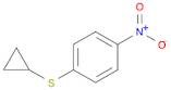 cyclopropyl(4-nitrophenyl)sulfane