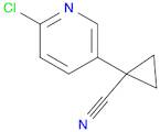 1-(6-Chloropyridin-3-yl)cyclopropanecarbonitrile