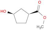 (cis)-3-Hydroxy-cyclopentanecarboxylic ac id Methyl ester