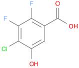 4-Chloro-2,3-difluoro-5-hydroxybenzoic Acid