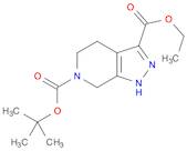 6-tert-butyl 3-ethyl 4,5-dihydro-2H-pyrazolo[3,4-c]pyridine-3,6(7H)-dicarboxylate