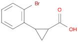 2-(2-broMophenyl)cyclopropanecarboxylic acid