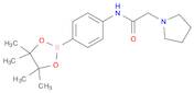 2-(pyrrolidin-1-yl)-N-(4-(4,4,5,5-tetraMethyl-1,3,2-dioxaborolan-2-yl)phenyl)acetaMide