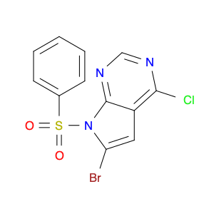 6-broMo-4-chloro-7-(phenylsulfonyl)-7H-pyrrolo[2,3-d]pyriMidine