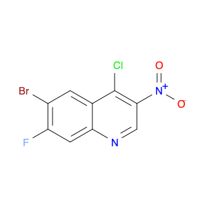 6-bromo-4-chloro-7-fluoro-3-nitroquinoline