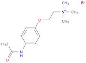 2-(4-Acetamidophenoxy)-N,N,N-trimethylethanaminium bromide