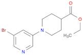 Ethyl 1-(5-broMopyridin-3-yl)piperidine-4-carboxylate