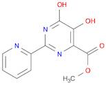 5,6-DIHYDROXY-2-PYRIDIN-2-YL-PYRIMIDINE-4-CARBOXYLIC ACID METHYL ESTER