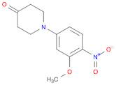 1-(3-Methoxy-4-nitrophenyl)piperidin-4-one