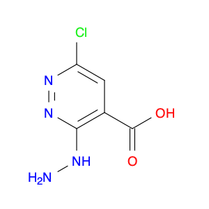 6-chloro-3-hydrazinylpyridazine-4-carboxylic acid