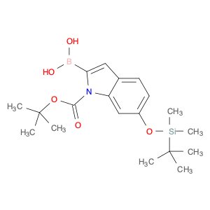 (1-(Tert-Butoxycarbonyl)-6-((Tert-Butyldimethylsilyl)Oxy)-1H-Indol-2-Yl)Boronic Acid